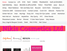 Tablet Screenshot of krazygirlcosmetics.com